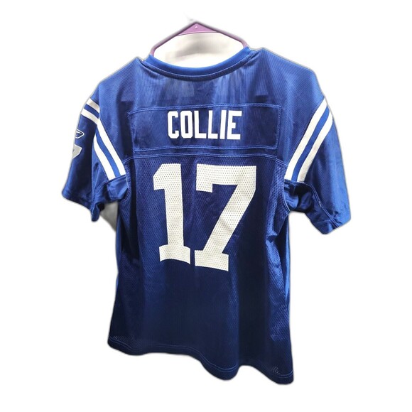VTG Reebok Indianapolis Colts #17 Austin Collie Womens  On Field Jersey Sz L - Picture 2 of 9